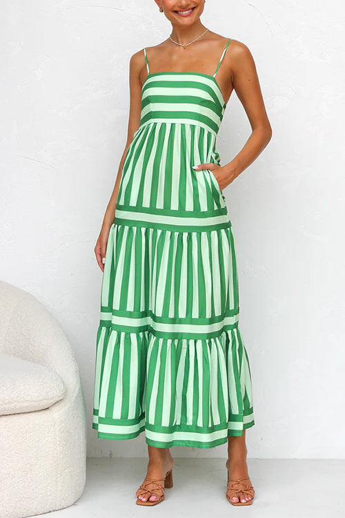 Margovil Spaghetti Maxi Dress