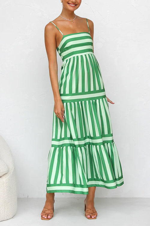 Margovil Spaghetti Maxi Dress