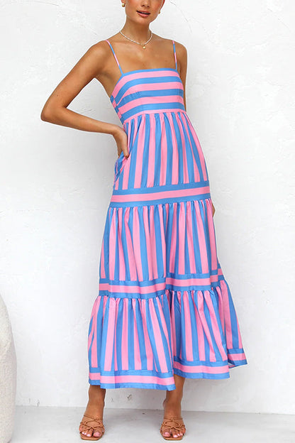 Margovil Spaghetti Maxi Dress