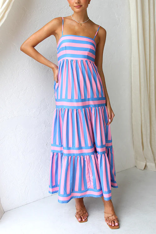 Margovil Spaghetti Maxi Dress