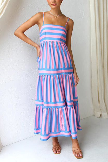 Margovil Spaghetti Maxi Dress