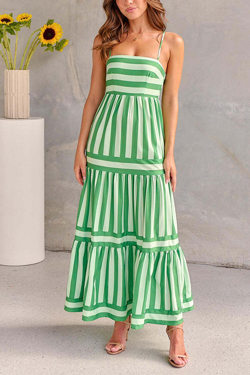 Margovil Spaghetti Maxi Dress