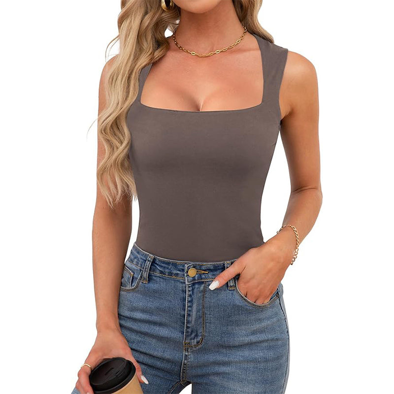Sophia™ | square-neck crop tank