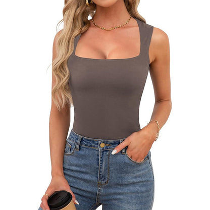 Sophia™ | square-neck crop tank