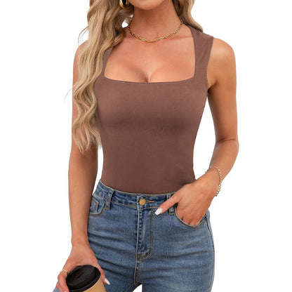 Sophia™ | square-neck crop tank